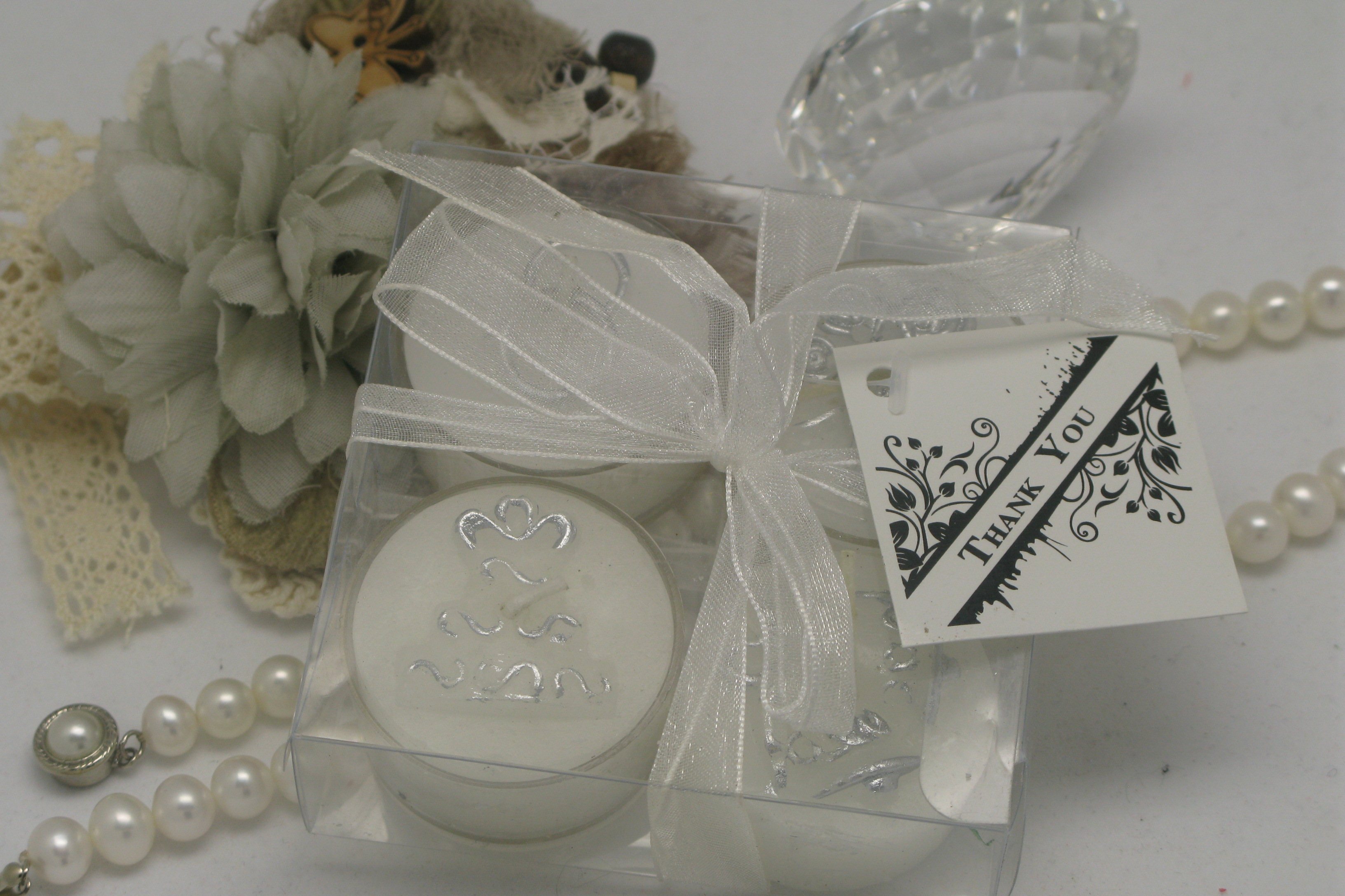 Bomboniere Wedding Suit Candles