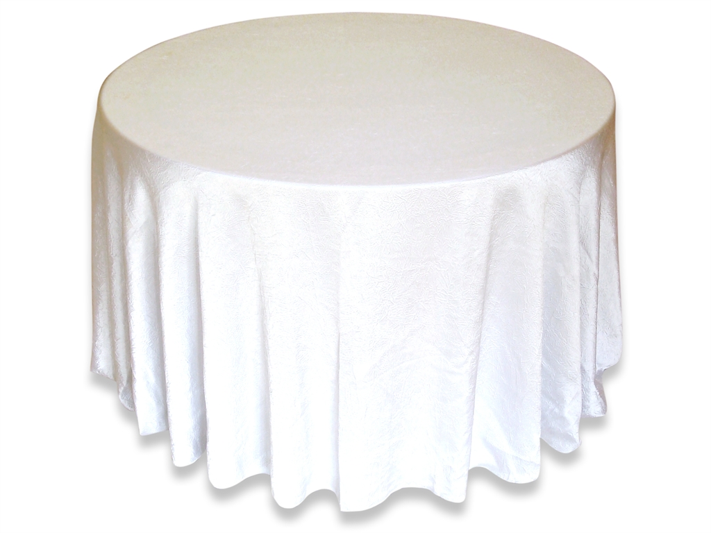 Wedding Decorative Crushed Silk Table Cloth 3m Round