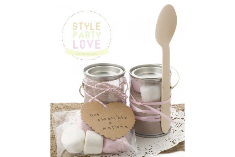 Clear Mini Paint Cans with lid & handle