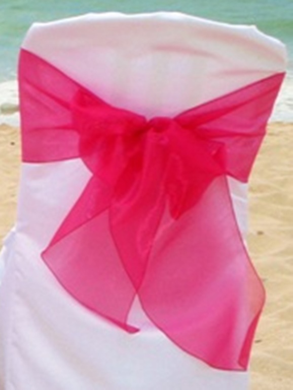 Fuchsia Hot Pink Sashes